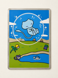 Bubble Mew – 3D Wood Wall Art