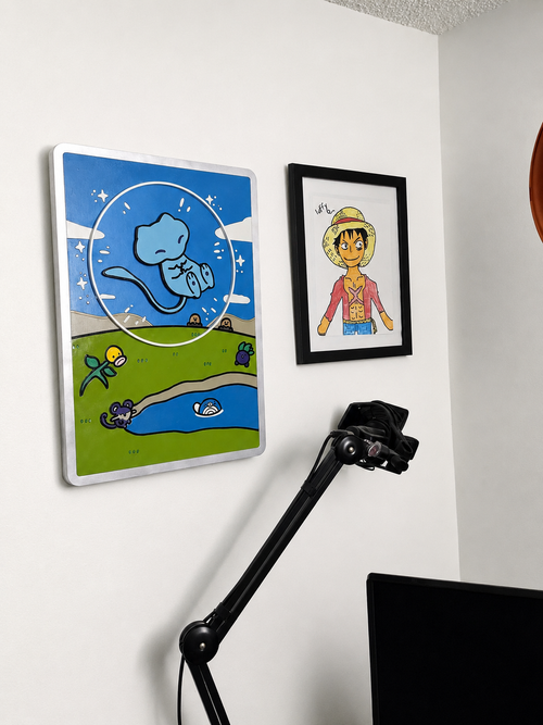 Bubble Mew – 3D Wood Wall Art
